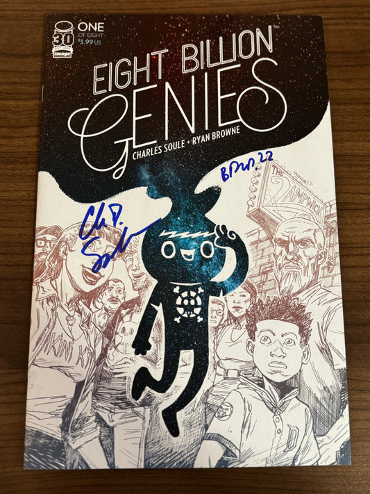 [SIGNED W/ COA] Eight Billion Genies #1 Double Signed Soule | Browne 1st Print [IN STOCK]