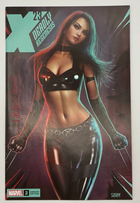 X-23: DEADLY REGENESIS #2 NATHAN SZERDY SIGNED UNKNOWN COMICS EXCLUSIVE VAR + COA